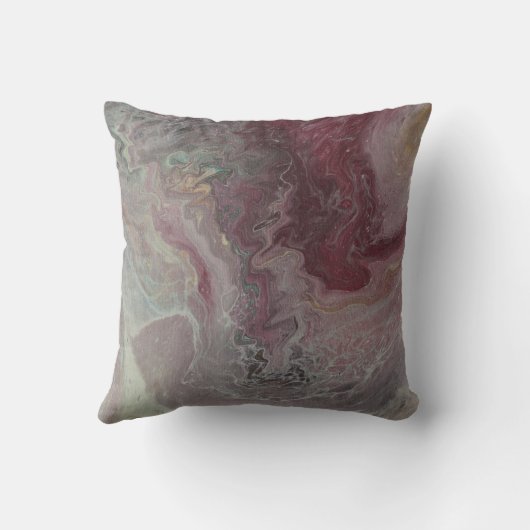 Victorian Blush Throw Pillow クッション (裏面)