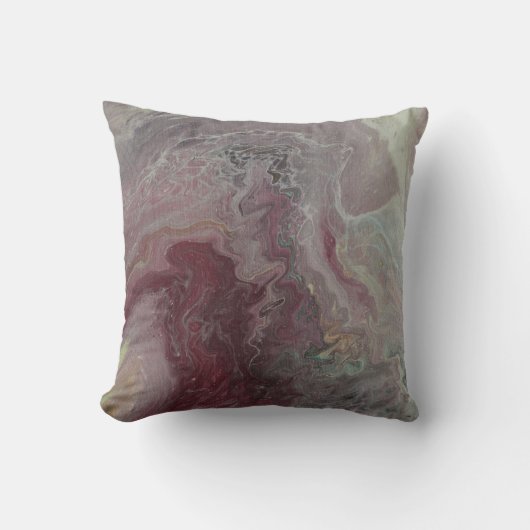 Victorian Blush Throw Pillow クッション (正面)