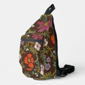 Victorian Botanical Drawing Floral Accessory Pouch スリングバッグ (右コーナー)