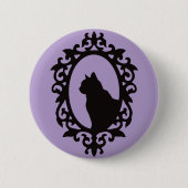 Victorian Cat Gothic 缶バッジ (正面)