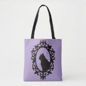 Victorian Cat Gothic Tote Bag トートバッグ (正面)