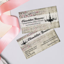 Victorian Chandelier Shabby Chic Vintage Damask