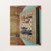 Victorian Checkmate Chess Puzzle ジグソーパズル (縦)