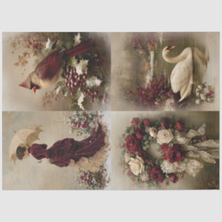 Victorian Christmas 4-in-1 Decoupage Combo 薄葉紙