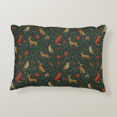 Victorian Christmas Animal & Botanical  アクセントクッション (裏面)