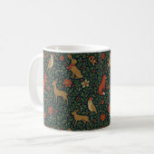 Victorian Christmas Animal & Botanical  コーヒーマグカップ (正面左)