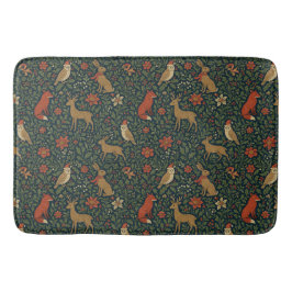 Victorian Christmas Animal & Botanical  バスマット
