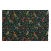 Victorian Christmas Animal & Botanical  枕カバー (裏面)