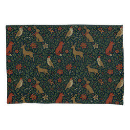 Victorian Christmas Animal & Botanical  枕カバー