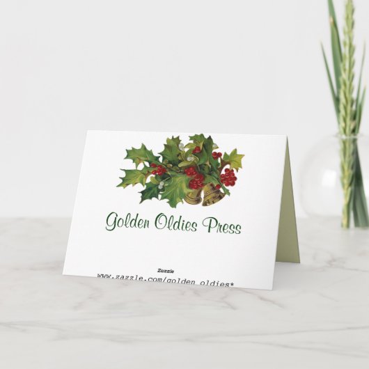 Victorian Christmas Card シーズンカード (裏面)