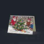 Victorian Christmas Card シーズンカード<br><div class="desc">Make your Holidays special with an old fashion Christmas Card. Vintage Seasons greetings. Vintage Christmas Cards from an era gone by,  lovingly restored.</div>