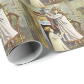 Victorian Christmas, Children Christmas Stockings ラッピングペーパー (ロールコーナー)