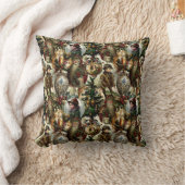 Victorian Christmas Elegance クッション (ブランケット)