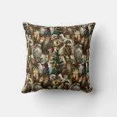 Victorian Christmas Elegance クッション (裏面)