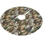 Victorian Christmas Elegance ブラッシュドポリエステルツリースカート (アングル)