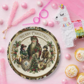 Victorian Christmas Elegance  ペーパープレート (パーティー)