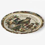 Victorian Christmas Elegance  ペーパープレート (アングル)