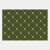 Victorian Christmas Ephemera Collage ラッピングペーパーシート (正面2)