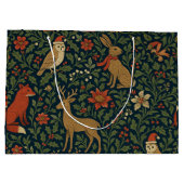 Victorian Christmas Floral  ラージペーパーバッグ (裏面)