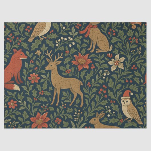 Victorian Christmas Floral  薄葉紙 (正面)