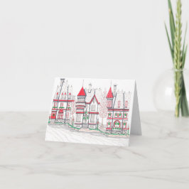 Victorian Christmas Greeting Card サンキューカード