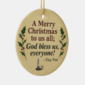 Victorian Christmas Ornament - A Christmas Carol セラミックオーナメント (右)