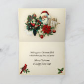 Victorian Christmas Portrait カード (内部)