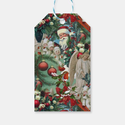 Victorian Christmas Portrait ギフトタグ (裏面)