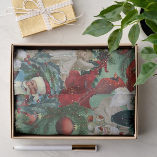 Victorian Christmas Portrait 薄葉紙 (ギフト)