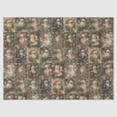 Victorian Christmas & Retro Santa Collage 薄葉紙 (正面)