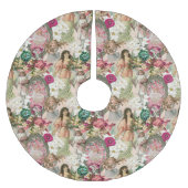 Victorian Christmas Sparkle ブラッシュドポリエステルツリースカート (正面)