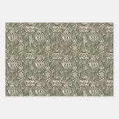 Victorian Christmas Sparkle ラッピングペーパーシート (正面2)