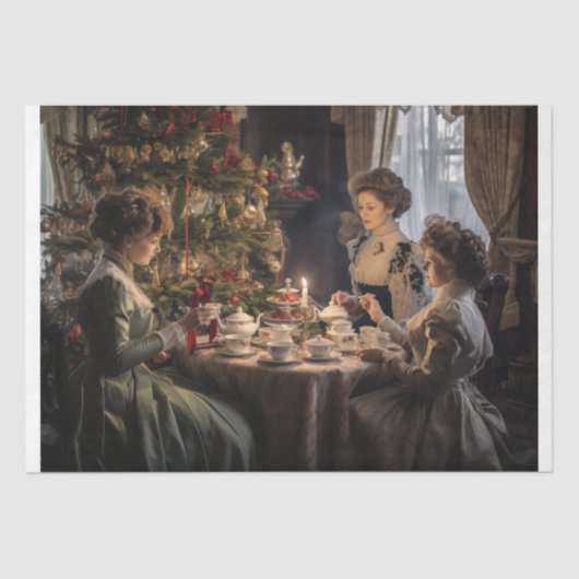 Victorian Christmas Tea Party 薄葉紙 (正面)