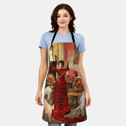 Victorian Circe エプロン (着用した状態)