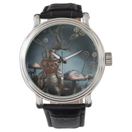 Victorian Clockwork Gummy Bear Mechanical Raven 腕時計