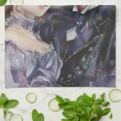 Victorian Couple キッチンタオル (折り畳み)