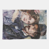 Victorian Couple キッチンタオル (横)