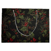 Victorian Crimson Xmas Gift Bag ラージペーパーバッグ (裏面)