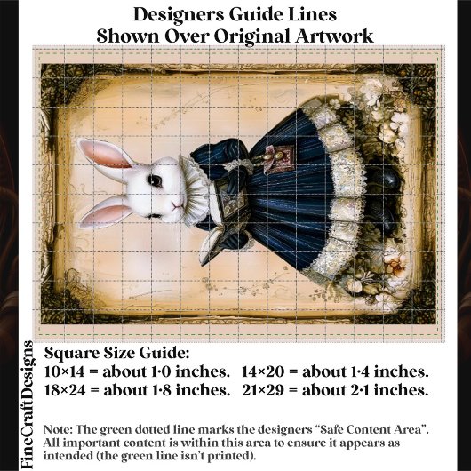 Victorian Dressed Rabbit With Book ER7L Decoupage 薄葉紙