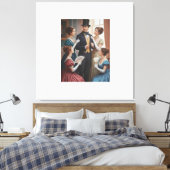 Victorian elegant soiree キャンバスプリント (インサイチュ (寝室))