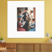 Victorian elegant soiree キャンバスプリント (インサイチュ (リビング))