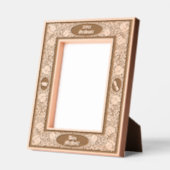 Victorian Era 1896 Art Nouveau Floral Graduation レーザー彫刻フレーム (左)