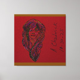 Victorian Era Dreamer Girl キャンバスプリント