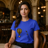 Victorian Era Hot Air Balloon Steampunk Tシャツ