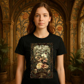Victorian Era Roses & Baroque Rococo Frame Tシャツ