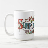 Victorian Era Simply To The (Cross) I Cling コーヒーマグカップ (左)