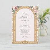 victorian floral bridal shower invite 招待状 (スタンド正面)
