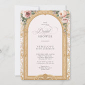 victorian floral bridal shower invite 招待状 (正面)