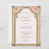 victorian floral bridal shower invite 招待状 (正面)