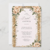 victorian floral bridal shower invite 招待状 (正面)